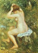 Pierre Renoir Baigneuse se Coiffant Spain oil painting reproduction